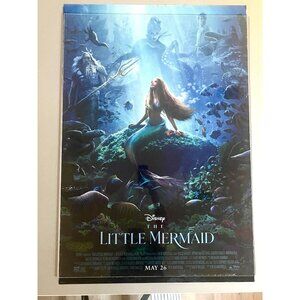 The Little Mermaid Original DS One Sheet Movie Theatre Poster 27x40 D/S 2022